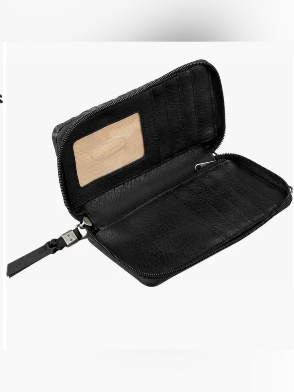 The Sak Silverlake Black Embossed Leather Phone Crossbody—missing wristlet - Picture 3 of 14